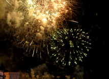 Baku holds concert and fireworks in honor of  National Salvation Day. Azerbaijan, June 15, 2013