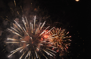 Baku holds concert and fireworks in honor of  National Salvation Day. Azerbaijan, June 15, 2013