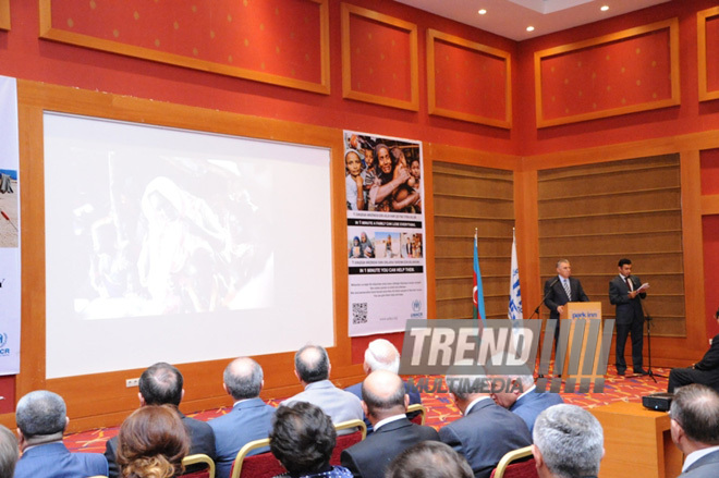 The Conference is dedicated to the World Refugee Day.Baku Azerbaijan, June 20, 2013