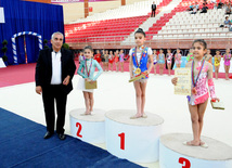 Bakıda bədii gimnastika üzrə 20-ci Azərbaycan birinciliyi başlayıb. Bakı, Azərbaycan, 24 iyun 2013