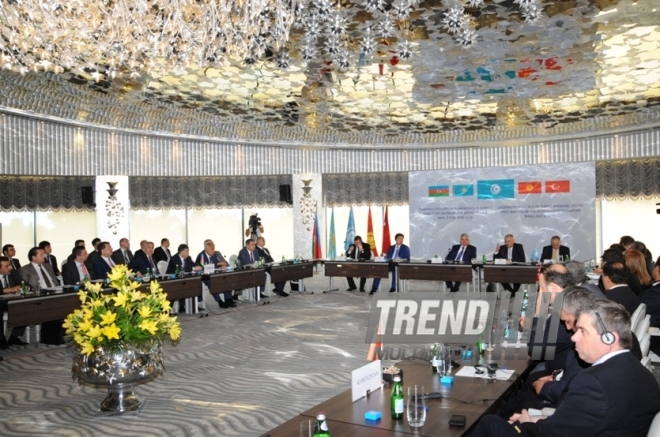 The first meeting of transport ministers of the Cooperation Council of Turkic-Speaking States. Baku, Azerbaijan, July 03, 2013