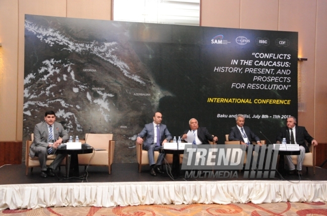 An international conference on "Conflicts in the Caucasus: History, Present and Prospects for Settlement". Baku, Azerbaijan, July 08, 2013