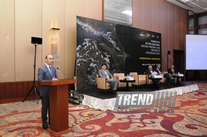 An international conference on "Conflicts in the Caucasus: History, Present and Prospects for Settlement". Baku, Azerbaijan, July 08, 2013