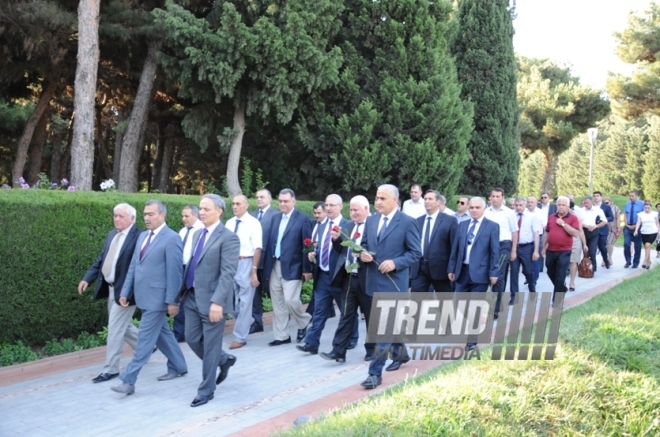 VI Congress of Azerbaijani Journalists. Baku, Azerbaijan, July 11, 2013