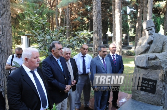 VI Congress of Azerbaijani Journalists. Baku, Azerbaijan, July 11, 2013