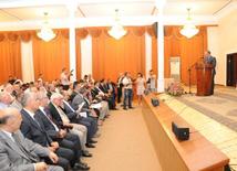 VI Congress of Azerbaijani Journalists. Baku, Azerbaijan, July 11, 2013