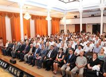 VI Congress of Azerbaijani Journalists. Baku, Azerbaijan, July 11, 2013