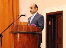 Head of Azerbaijani Presidential Administration Social and Political Department Ali Hasanov. Baku, Azerbaijan, July 11, 2013