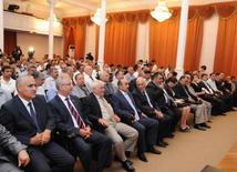 VI Congress of Azerbaijani Journalists. Baku, Azerbaijan, July 11, 2013