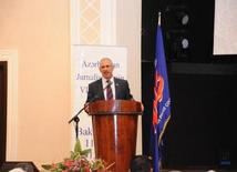 VI Congress of Azerbaijani Journalists. Baku, Azerbaijan, July 11, 2013