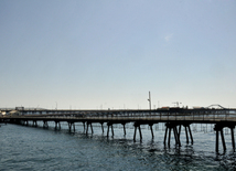 Oil Rocks – legend of Caspian Sea. Azerbaijan, July 12, 2013