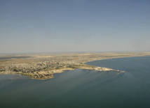 Oil Rocks – legend of Caspian Sea. Azerbaijan, July 12, 2013