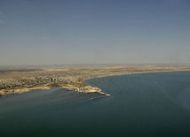 Oil Rocks – legend of Caspian Sea. Azerbaijan, July 12, 2013