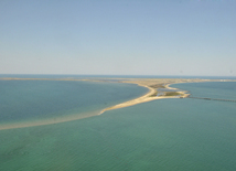 Oil Rocks – legend of Caspian Sea. Azerbaijan, July 12, 2013