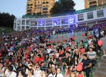 Azerbaijani famous singer and composer EMIN’s annual concert takes place in Green Theater in Baku. Azerbaijan, July 11, 2013 