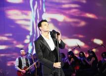 Azerbaijani famous singer and composer EMIN’s annual concert takes place in Green Theater in Baku. Azerbaijan, July 11, 2013 