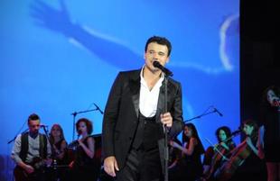 Azerbaijani famous singer and composer EMIN’s annual concert takes place in Green Theater in Baku. Azerbaijan, July 11, 2013 