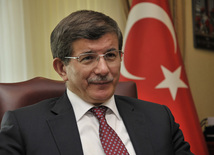 Turkish Foreign Minister Ahmet Davutoglu. Baku, Azerbaijan, July 17, 2013