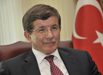 Turkish Foreign Minister Ahmet Davutoglu. Baku, Azerbaijan, July 17, 2013