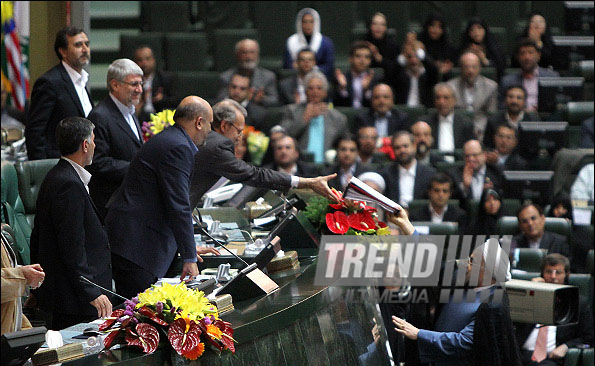 İranın yeni prezidentinin rəsmi andiçmə mərasimi. Tehran, İran, 04 avqust 2013 