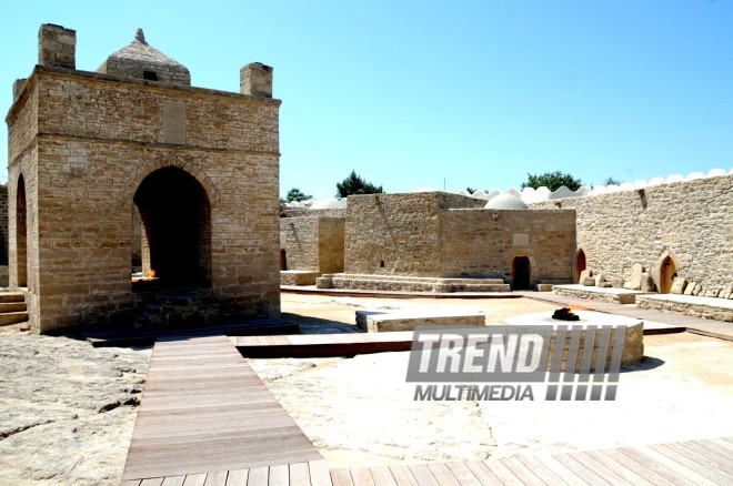 ATESHGAH a historical-architectural reserve. Baku, Azerbaijan, Aug.13, 2013