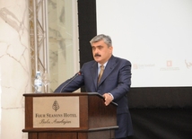 Министр финансов Азербайджана Самир Шарифов. Баку, Азербайджан, 06 сентября 2013 г.