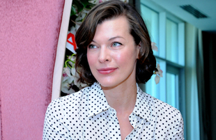 Milla Jovovich. Baku, Azerbaijan, Sep.08, 2013