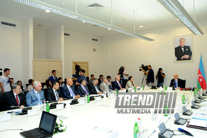 The first meeting of National Action Group to implement the concept of "Azerbaijan 2020: Vision of the future". Baku, Azerbaijan, Sep.10, 2013  