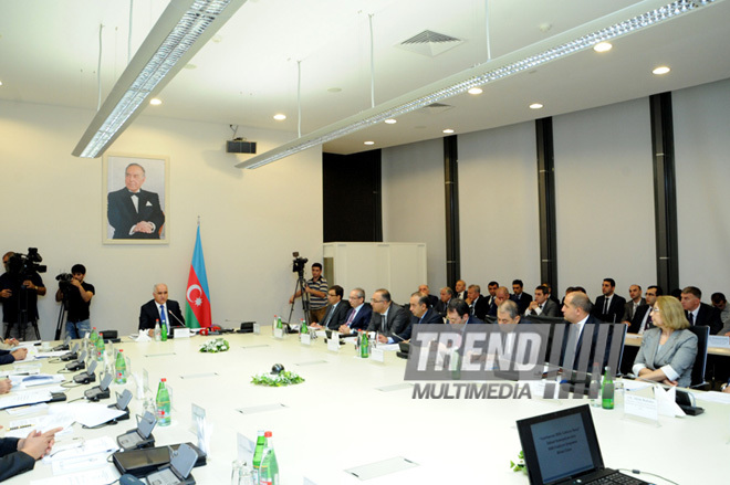 The first meeting of National Action Group to implement the concept of "Azerbaijan 2020: Vision of the future". Baku, Azerbaijan, Sep.10, 2013  