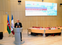 ADA rector Hafiz Pashayev. Baku, Azerbaijan, Sep.20, 2013