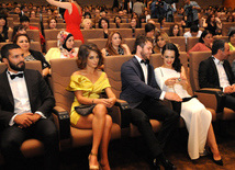 A premiere of the film "Mahmud and Maryam" based on the novel by popular Azerbaijani writer Elchin Efendiyev. Baku, Azerbaijan, Sep.26, 2013