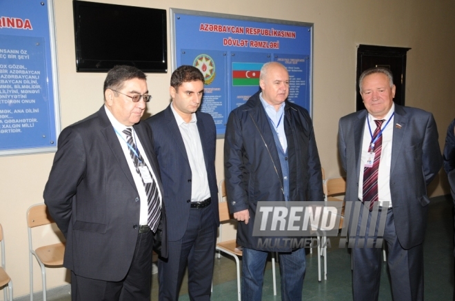 Presidential election voting begins in Azerbaijan. Baku, Azerbaijan, Oct.09, 2013 