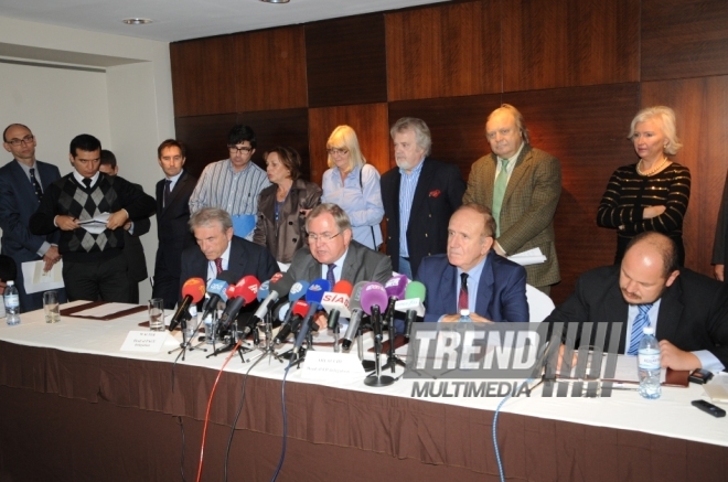 Statement of international observers on Azerbaijani presidential election held on October 9. Baku, Azerbaijan, Oct.10, 2013