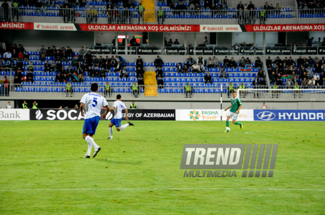 Futbol üzrə "DÇ-2014"ün seçmə mərhələsi çərçivəsində Azərbaycan-Şimali İrlandiya qarşılaşması. Bakı, Azərbaycan, 11 oktyabr 2013