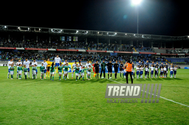 Futbol üzrə "DÇ-2014"ün seçmə mərhələsi çərçivəsində Azərbaycan-Şimali İrlandiya qarşılaşması. Bakı, Azərbaycan, 11 oktyabr 2013