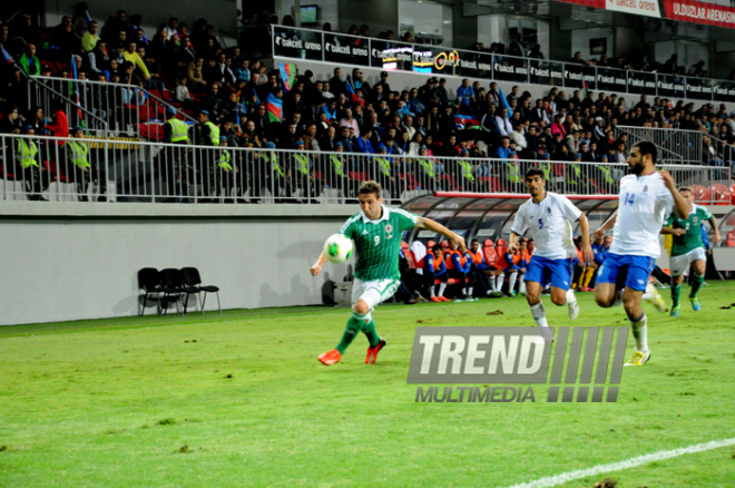 Futbol üzrə "DÇ-2014"ün seçmə mərhələsi çərçivəsində Azərbaycan-Şimali İrlandiya qarşılaşması. Bakı, Azərbaycan, 11 oktyabr 2013