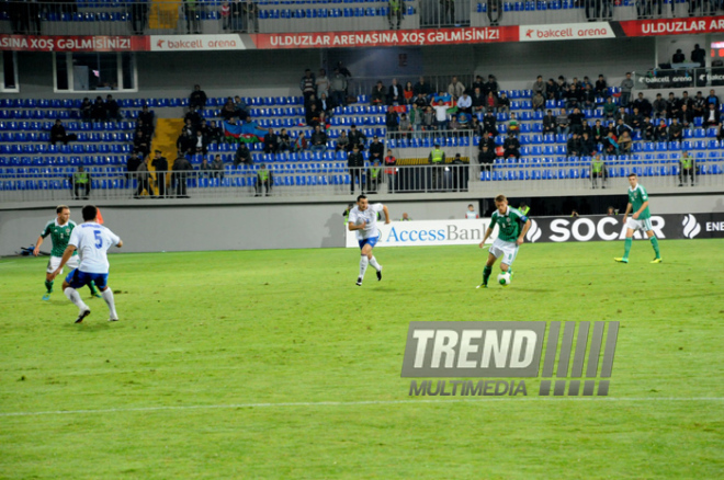 Futbol üzrə "DÇ-2014"ün seçmə mərhələsi çərçivəsində Azərbaycan-Şimali İrlandiya qarşılaşması. Bakı, Azərbaycan, 11 oktyabr 2013