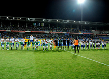 Futbol üzrə "DÇ-2014"ün seçmə mərhələsi çərçivəsində Azərbaycan-Şimali İrlandiya qarşılaşması. Bakı, Azərbaycan, 11 oktyabr 2013