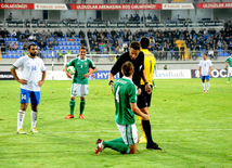 Futbol üzrə "DÇ-2014"ün seçmə mərhələsi çərçivəsində Azərbaycan-Şimali İrlandiya qarşılaşması. Bakı, Azərbaycan, 11 oktyabr 2013