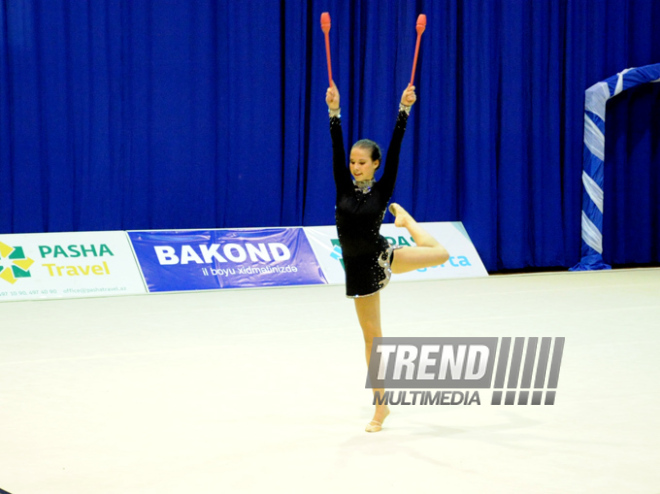 Bədii gimnastika üzrə XX Bakı çempionatı. Bakı, Azərbaycan, 11 oktyabr 2013