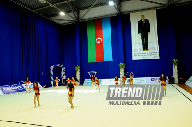 Bədii gimnastika üzrə XX Bakı çempionatı. Bakı, Azərbaycan, 11 oktyabr 2013