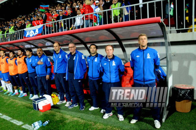 Futbol üzrə "DÇ-2014"ün seçmə mərhələsi çərçivəsində Azərbaycan-Rusiya qarşılaşması. Bakı, Azərbaycan, 15 oktyabr 2013