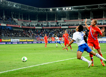 Futbol üzrə "DÇ-2014"ün seçmə mərhələsi çərçivəsində Azərbaycan-Rusiya qarşılaşması. Bakı, Azərbaycan, 15 oktyabr 2013