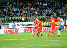 Futbol üzrə "DÇ-2014"ün seçmə mərhələsi çərçivəsində Azərbaycan-Rusiya qarşılaşması. Bakı, Azərbaycan, 15 oktyabr 2013