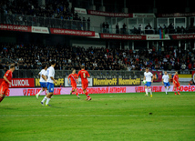 Futbol üzrə "DÇ-2014"ün seçmə mərhələsi çərçivəsində Azərbaycan-Rusiya qarşılaşması. Bakı, Azərbaycan, 15 oktyabr 2013