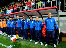 Futbol üzrə "DÇ-2014"ün seçmə mərhələsi çərçivəsində Azərbaycan-Rusiya qarşılaşması. Bakı, Azərbaycan, 15 oktyabr 2013