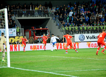 Futbol üzrə "DÇ-2014"ün seçmə mərhələsi çərçivəsində Azərbaycan-Rusiya qarşılaşması. Bakı, Azərbaycan, 15 oktyabr 2013