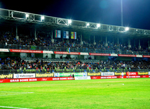 Futbol üzrə "DÇ-2014"ün seçmə mərhələsi çərçivəsində Azərbaycan-Rusiya qarşılaşması. Bakı, Azərbaycan, 15 oktyabr 2013