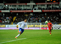 Futbol üzrə "DÇ-2014"ün seçmə mərhələsi çərçivəsində Azərbaycan-Rusiya qarşılaşması. Bakı, Azərbaycan, 15 oktyabr 2013