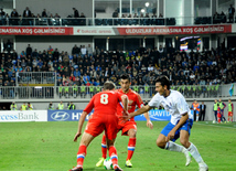 Futbol üzrə "DÇ-2014"ün seçmə mərhələsi çərçivəsində Azərbaycan-Rusiya qarşılaşması. Bakı, Azərbaycan, 15 oktyabr 2013